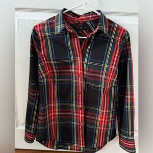 J. Crew Multicolor Plaid Button Down Shirt